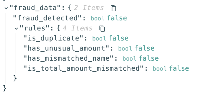 Fintelite OCR Bank Statement Fraud Detection can scan for suspicious duplicate amount, mismatched name across pages, and total amount mismatched.
