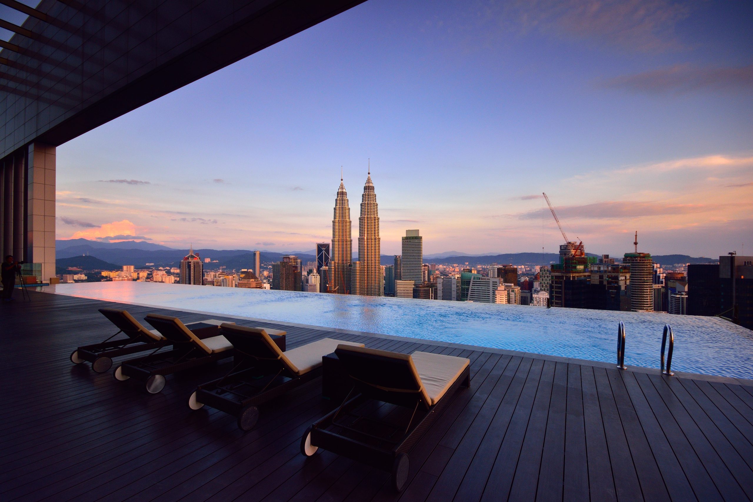Brown Lounge Chair on Side of Swimming Pool (best ocr tools in malaysia)