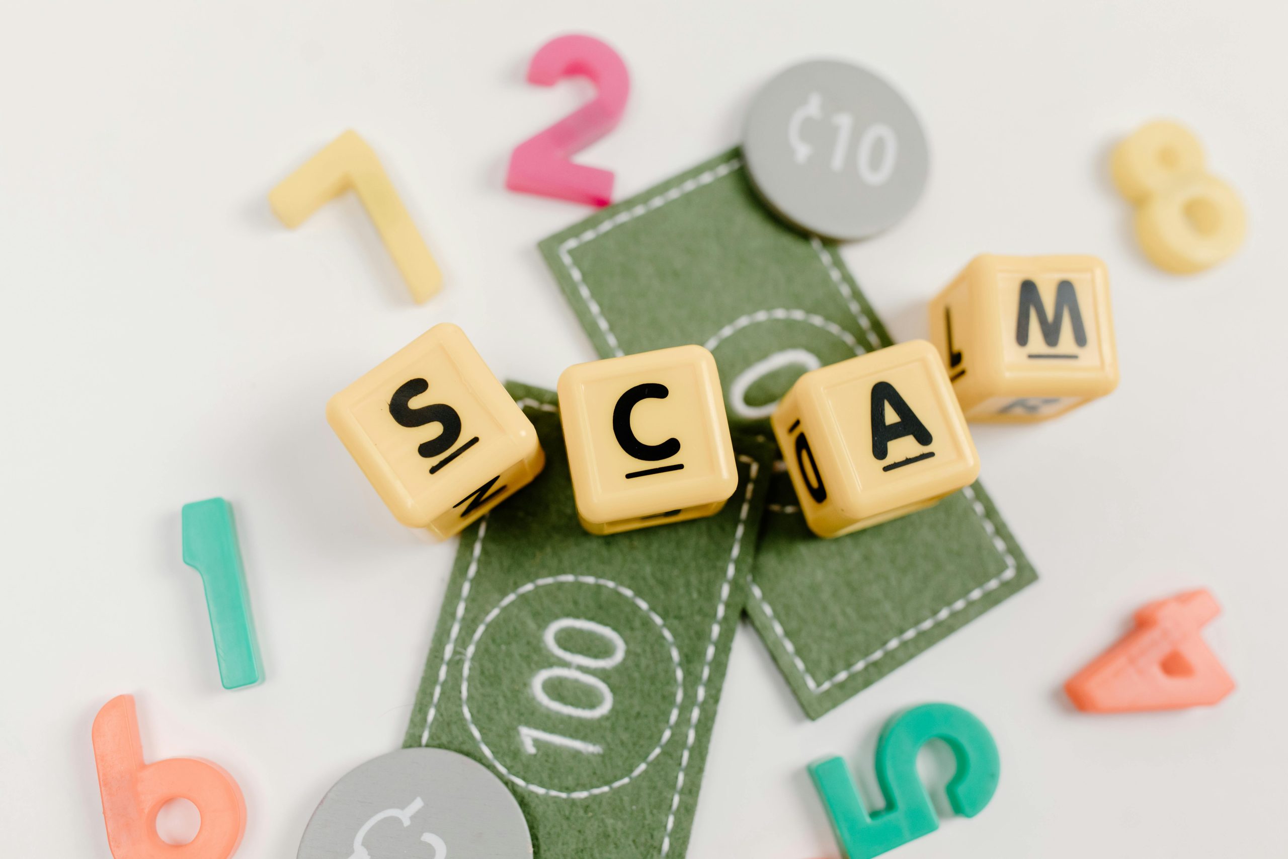 Conceptual Photo of a Money Scam (potential fraud detection with ocr technology)