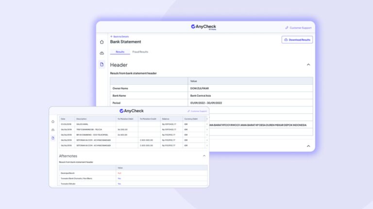 Dashboard to automate bank statement analysis